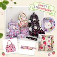 thumbnail image 3 of 4PCS Girls Backpack Set Cute Backpack School Backpack with Tote Bag Lunch Box Pencil Case Kids Backpack for Elementary Middle High School College Students, 3 of 4