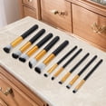 thumbnail image 5 of Unique Bargains 10 Pcs Lightweight Makeup Brush for Business Travel Black Synthetic Fiber Hair Plastic, 5 of 5