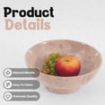 thumbnail image 7 of Elborse Marble Fruit Bowl For Kitchen Counter Verona 10 inch Handmade Decorative Bowls For Home Decor, Ideal Fruit Dish & Modern Candy Bowl, 7 of 7
