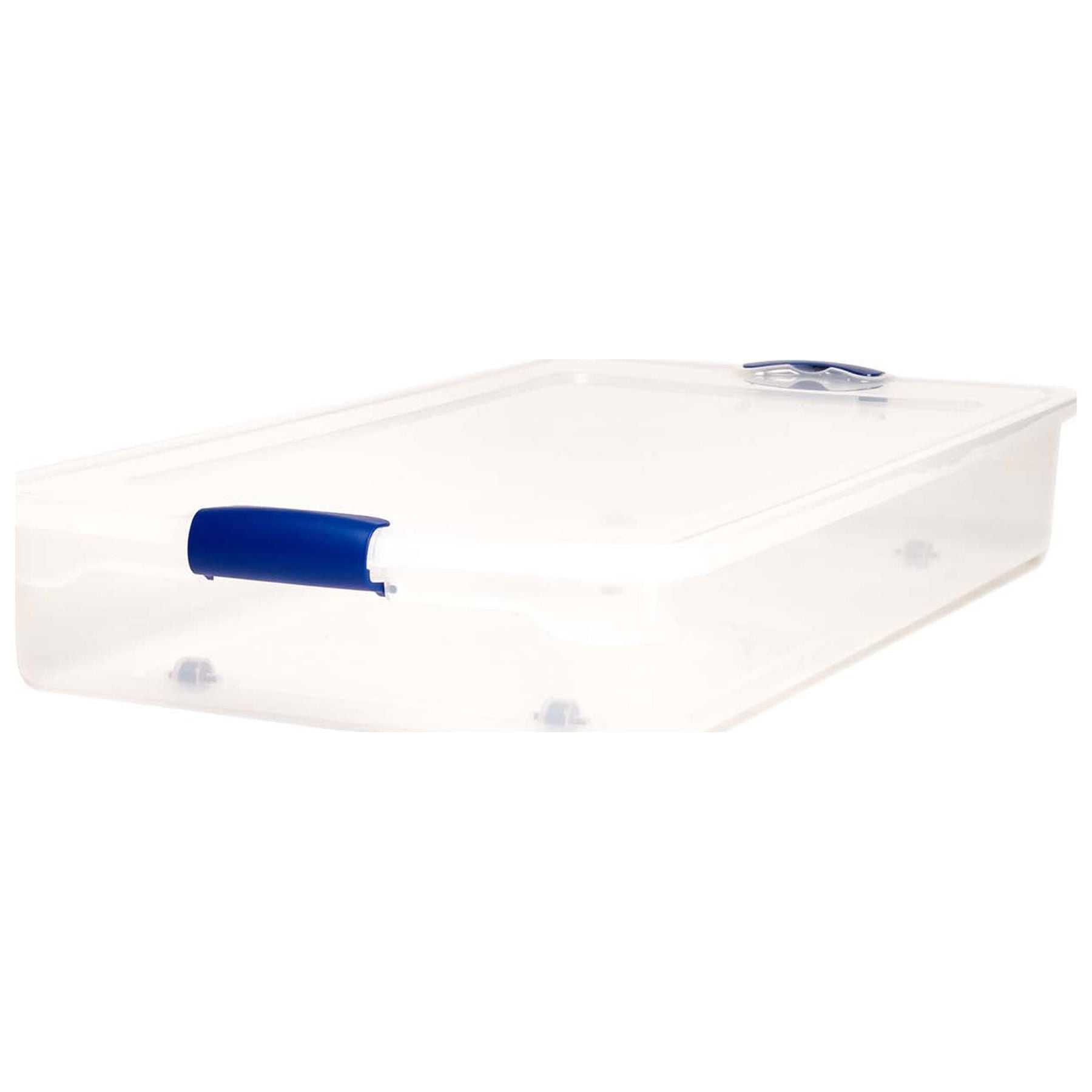 HOMZ 60-Quart Latching Holiday Underbed Storage Container Box, Clear (2  Pack) - On Sale - Bed Bath & Beyond - 37033866