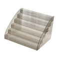 thumbnail image 2 of MERIGLARE Clear Display Stand Decorative Acrylic Riser for Nail Polish Makeup Bathroom 6 Tier, 2 of 9