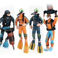thumbnail image 1 of maskred Delightful Miniature Diver Figure Model Adventure Decor Style 3 1Set, 1 of 6