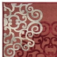 thumbnail image 2 of Transitional Rug - Paradise Viscose Pile -Red/Multi Style-A-Color:Red/Multi,Design:Transitional,Shape:Large Rectangle,Size:11' 2''L x 8'W, 2 of 4