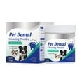 thumbnail image 2 of Todaioua Dog Dental Powder - Teeth Cleaning Powder for Dogs - Dental Powder for Dogs - Dog Dental Care - Plaque & Bad Breath Off Powder Dog - Dental Care Supplies for Small - Medium - Large Dogs, 2 of 9