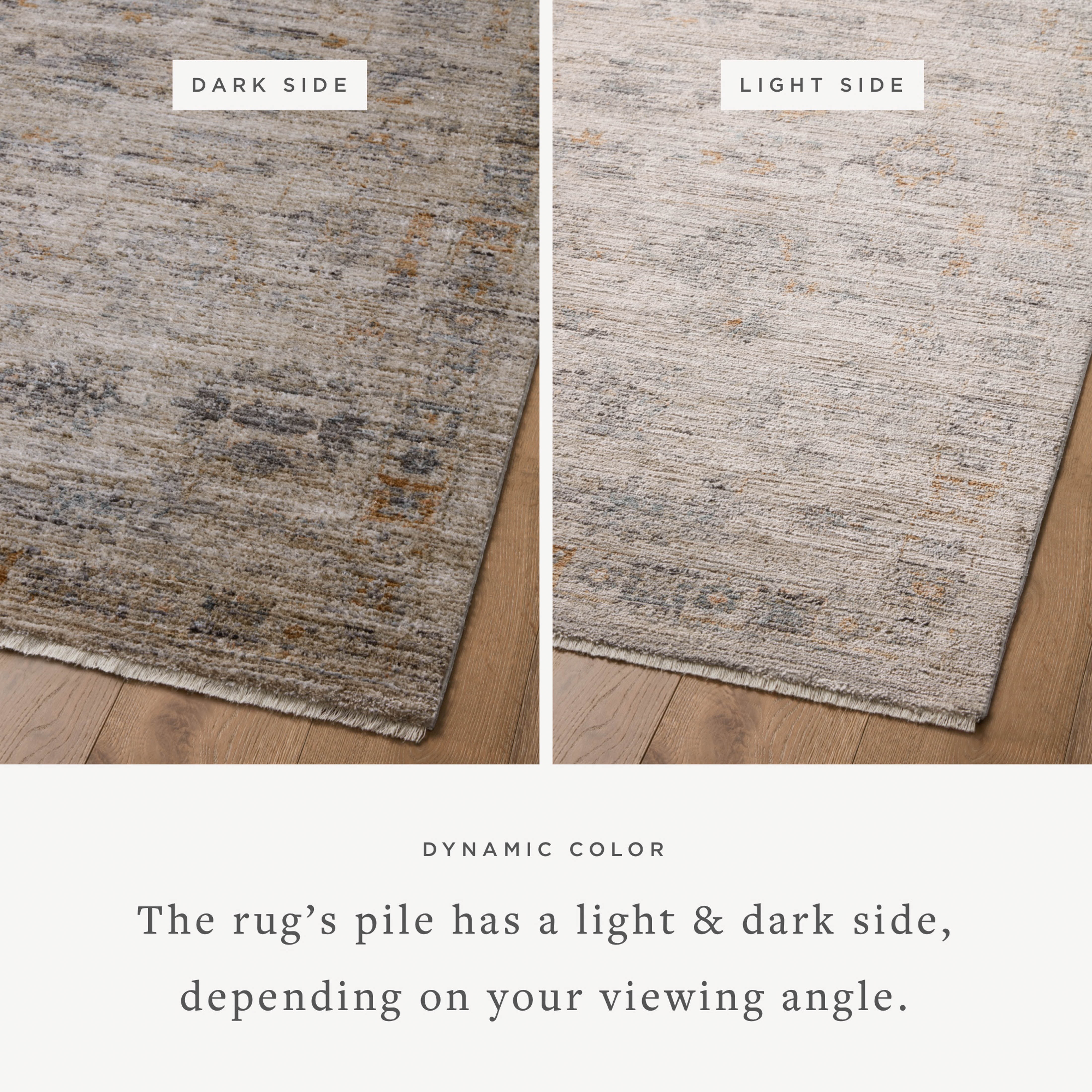 Jean Stoffer x Loloi Katherine Pebble / Ocean 2'-7" x 10'-0" Runner Rug