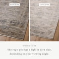 thumbnail image 5 of Jean Stoffer x Loloi Katherine Pebble / Ocean 18" x 18" Sample Rug, 5 of 13