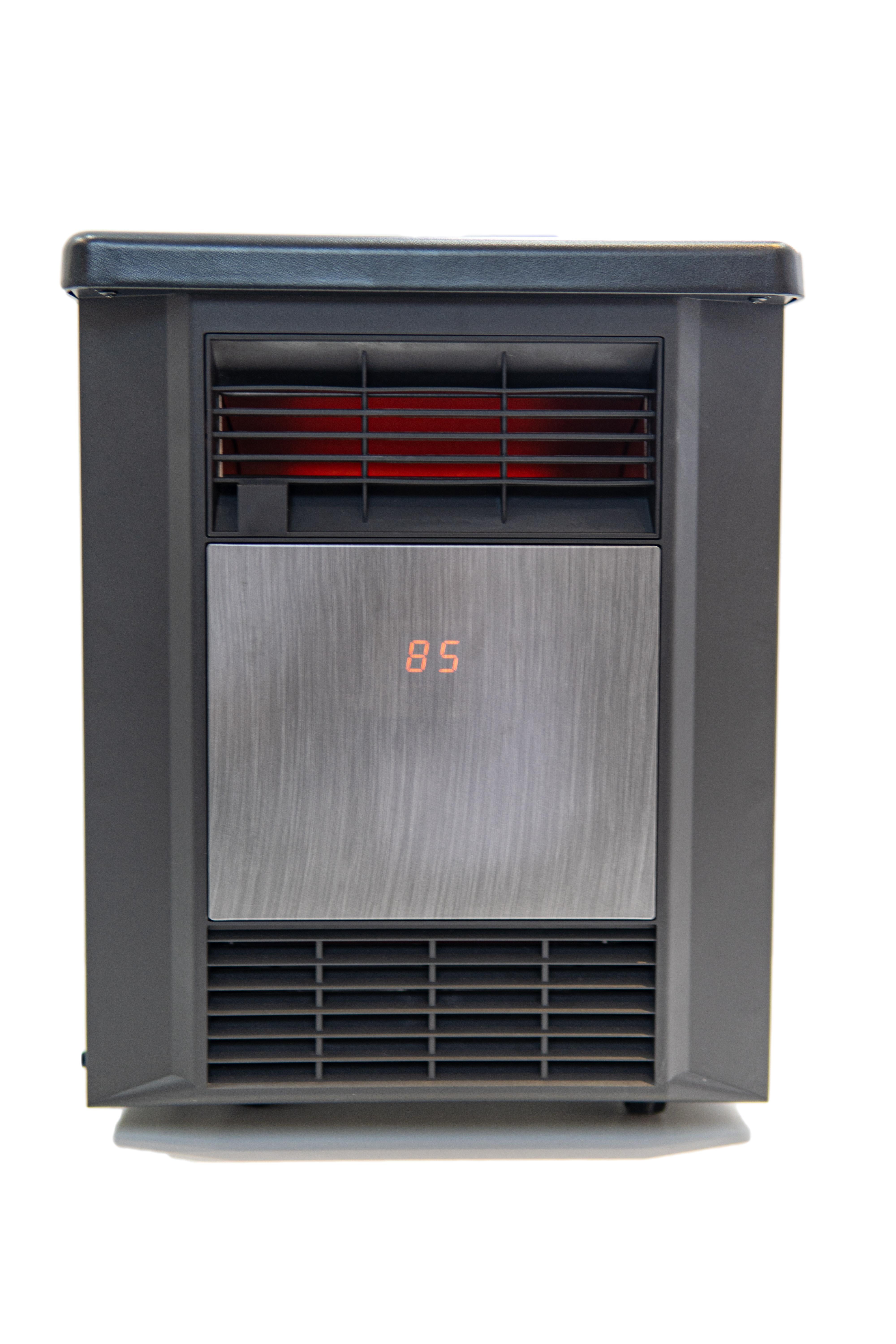Mainstays 1500W Electric Infrared Cabinet Heater,Indoor,Black, DF1911 -  Walmart.com