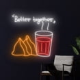 thumbnail image 3 of Handmadetneonsign Better Together Neon Sign, Chai Samosa India Wall Art Decor, India Food Wall Decor, 3 of 5