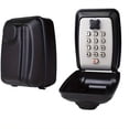 thumbnail image 2 of Key lock box with push button wall mounted spare key storage box portable, 2 of 11
