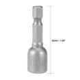 thumbnail image 3 of Unique Bargains 2Pcs 1/4' Quick Change Shank Cr-V 8mm Magnetic Nut Setter, 1.65' Length, 3 of 5