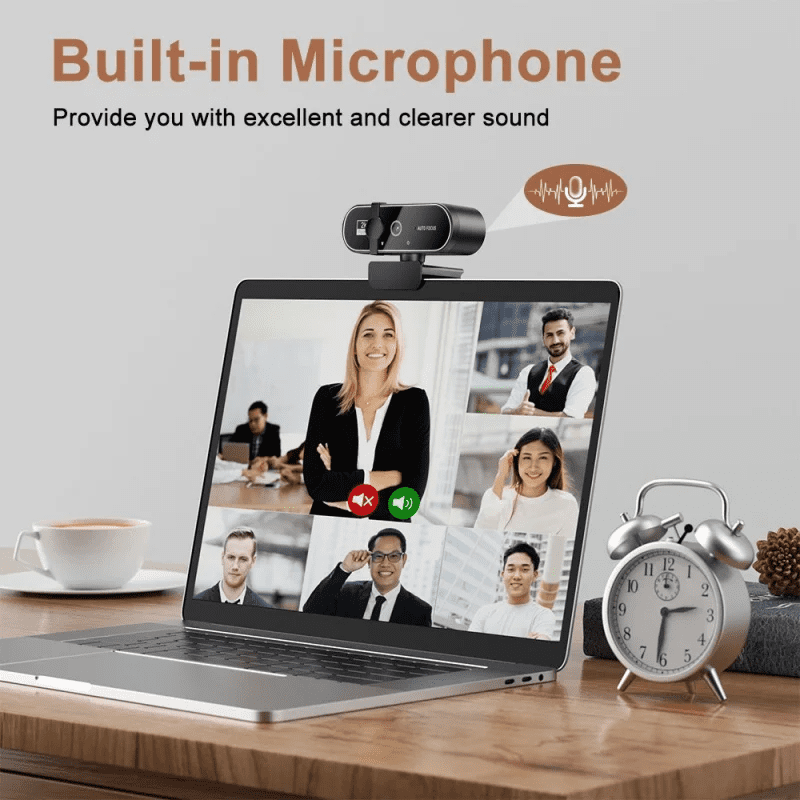 4K Webcam 1080P Mini Camera 2K Full HD Webcam with Microphone 30fps USB Web Cam for Auto  PC Laptop Video Shooting Camera