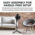 thumbnail image 6 of EVO 16" Aromatherapy Stand Fan – Powerful Cooling, Aroma Therapy Compatible, and Easy Assembly, 6 of 7
