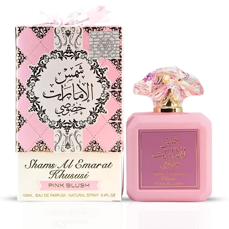 Ard Al Zaafaran Pink Blush Bundle, 100ML EDP + 10ML Roll On, Sweet