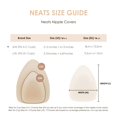 thumbnail image 6 of NEATS Triangle Silicone Adhesive Nipple Covers - 1 Pair (Caramel) - S/M, 6 of 9