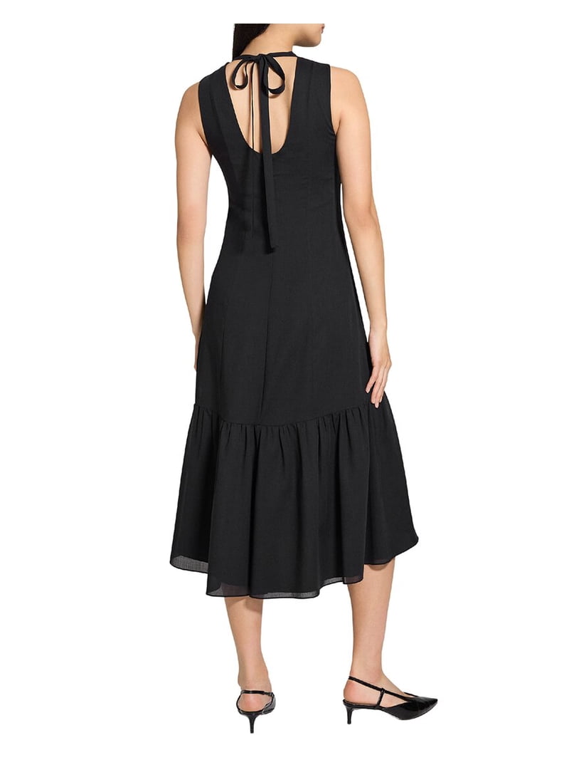 open lace back dress Sexy Cut Out Black Sequence Glamourious Party Dress