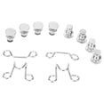 thumbnail image 1 of Jean Button Clips, Jeans Button Replacement No Sew Jean Button Tightener Button Pins Extender Set For Jean Skirts Pants, 1 of 8