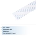 thumbnail image 4 of Flexible Flat Cable, 500mm 1mm Pitch 30 Pins FPC FFC Flexible Ribbon Cable 10Pcs, 4 of 6