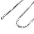 thumbnail image 3 of 16"-40" Hot Square Rolo Stainless Steel Round Box Chain Necklace for Men Women, 3 of 5