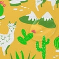 thumbnail image 4 of Coolnut Shower Curtain and Rug Set, Alpacas Cactus Plants Polyester Waterproof Bath Curtain and Mat for Bathroom with Hooks, 72" x 72", 4 of 6