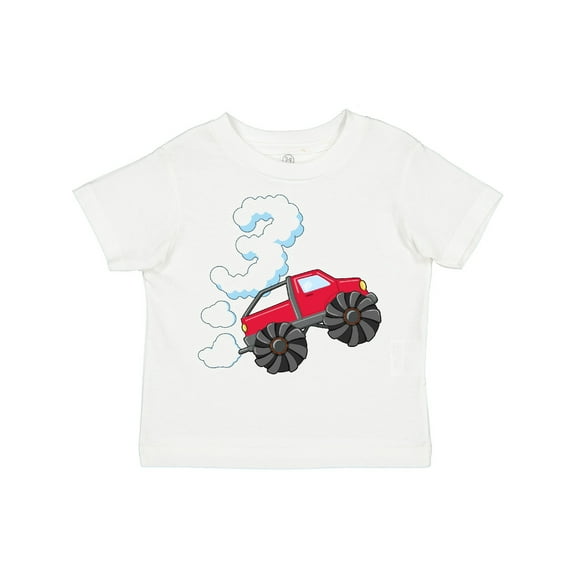 Inktastic 3rd Birthday Monster Truck Fun Boys or Girls Toddler T-Shirt