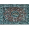thumbnail image 1 of Ahgly Company Indoor Rectangle Persian Light Blue Traditional Area Rugs, 5' x 7', 1 of 4