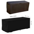 thumbnail image 4 of Noref Housses Imperméables Robustes pour Coffre de Terrasse Extérieur Housse de Protection pour Bancs de Rangement, Housse de Coffre de Terrasse, Housse de Bancs de Rangement, 4 of 8