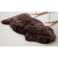 thumbnail image 2 of Super Area Rugs, Sheepskin Rug, Large Sheep Skin 4x6 Rug - Use as Decor Bed Cover - Brown Color, 4ft. X 6ft., 2 of 5
