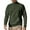 Army Green, variant on Men Sweatshirt Fall Jacquard Pocket Stand Collar Half Zip Long Sleeve Casual Streetwear Pullover Tops