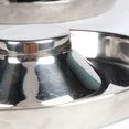 thumbnail image 3 of 2 tazones para perros de alimentación lenta de acero inoxidable, el tazón para destete para cachorros se puede usar para que varios cachorros coman agua y tazones para cachorros (30 * 3,2 cm) ER, 3 of 5