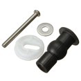 thumbnail image 4 of 10 Par de Tornillos para la Tapa de Inodoro de Asiento de Color Negro, 4 of 5