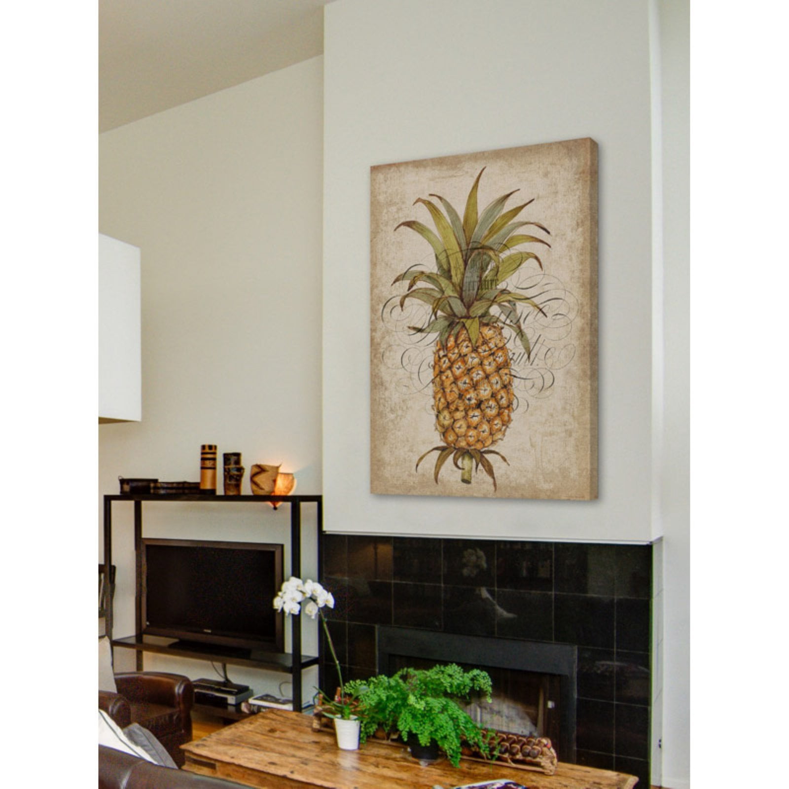 Marmont Hill ''Pineapple Study II'' Painting Print on Wrapped Canvas