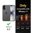 thumbnail image 2 of for iPhone 17 Case, Compatible with MagSafe, Translucent Matte Shockproof Anti-Slip Anti-Fingerprint Pocket-Friendly Phone Case Cover - Normal Black, 2 of 7
