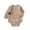 Khaki, variant on LIIPEE Girls Onesie Spring Autumn Casual Ribbed Long Sleeve Star Printed Round Neck Bodysuits Toddler Trendy Daily One-Pieces,Beige,0-3 Months