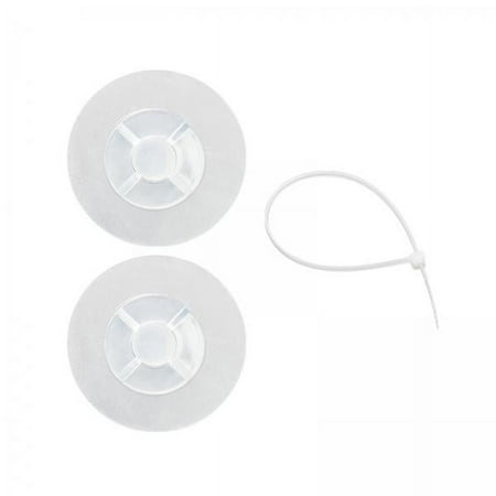 2x Adhesive Furniture Cabinet Wall Anchors Easy Installation for Bookshelf Dresser Baby Proofing Adjustable