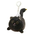 thumbnail image 4 of Plush Keychain Cartoon Stuffed Key Pendant for Key Graduation Birthday Gifts Black Cat, 4 of 8