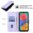 thumbnail image 4 of Compatible with Samsung Galaxy M33 5G Classic Embossed PU Leather Case with Card Holder Shockproof Cover, 4 of 5