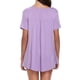 thumbnail image 4 of Conjunto de ropa de dormir de mujer Sexy con cuello en V Top Shorts camisón de dormir, púrpura, XL Advancent AP001530-24, 4 of 6