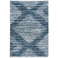 thumbnail image 3 of Unique Loom Serenity Shag Collection Area Rug - Walcott (10' x 14' Rectangle Blue/Ivory), 3 of 10
