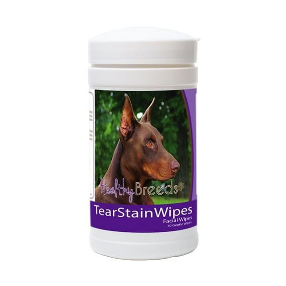 Healthy Breeds 840235152385 Doberman Pinscher Tear Stain Wipes