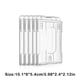 thumbnail image 4 of Seitruly 10 piezas de soporte de insignia transparente PS portátil de doble ranura de doble cara antideslizante para trabajador de oficina Carpetas de archivos, 4 of 6