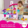 thumbnail image 2 of Barbie Little DreamHouse Interactive Playset for Toddlers, 3 Floors, Lights & Sounds, 2 of 6