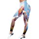 thumbnail image 3 of MKLEKYY Leggings deportivos push up para mujer, leggings de entrenamiento a la moda para mujer, pantalones con estampado de Pascua y bloques de color, leggings suaves y elásticos, 3 of 4