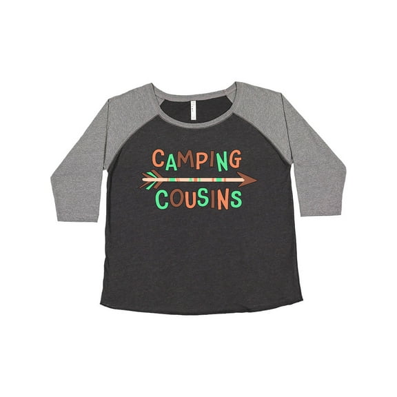 Inktastic Camping Cousins- arrow Women's Plus Size T-Shirt