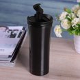 thumbnail image 3 of Termo Botella térmica de vacío de acero inoxidable Taza aislada de té de café unisex (negro JShteea Libre de BPA, 3 of 9