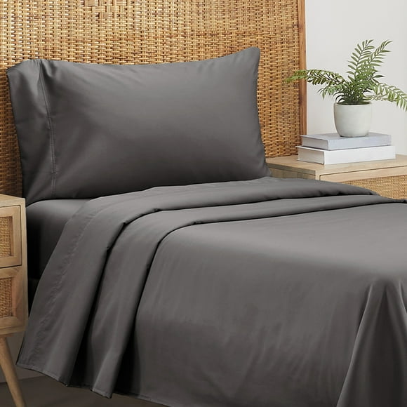 California Design Den 100% Organic Cotton Sheet Sets, Percale Sheets, Deep Pocket, Soft, Breathable & Cooling Bedsheets