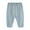 Blue, variant on Toddler Kids Cotton Linen Summer Pants - Elastic Waist Drawstring - Breathable Casual Trousers for 1-7 Years