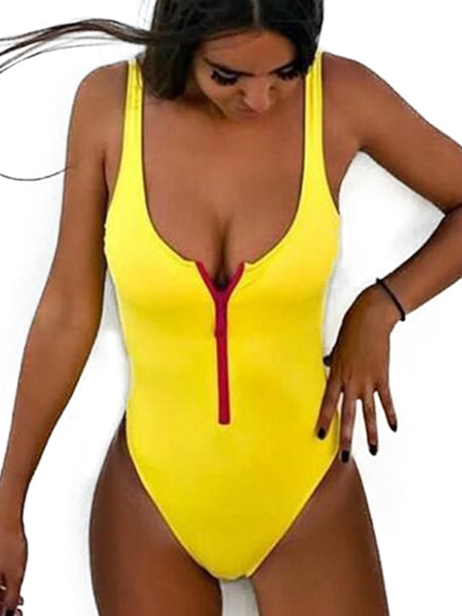 zip up swimming costume