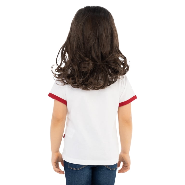 T-shirt Manches Longues Levi's - Coupe Batwing - Logo Signature - Col Sans étiquette - Pour Fille