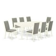 thumbnail image 2 of East West Furniture Dining Room Set Linen White, DOLA9-LWH-06, 2 of 6