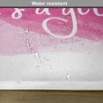 thumbnail image 6 of Ambesonne Pink Place Mats Set of 4, Girls Shower, Standard Size, Hot Pink White, 6 of 6